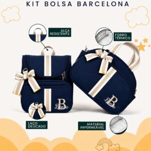 Kit Bolsa Barcelona (Bolsa + Mochila) - Imagem 1