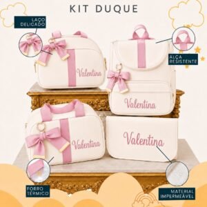 Kit Bolsa Duque (Bolsa + Mochila + Frasqueira + Trocador) - Imagem 1