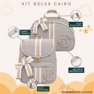 Kit Bolsa Cairo (Bolsa + Mochila) - Imagem 1